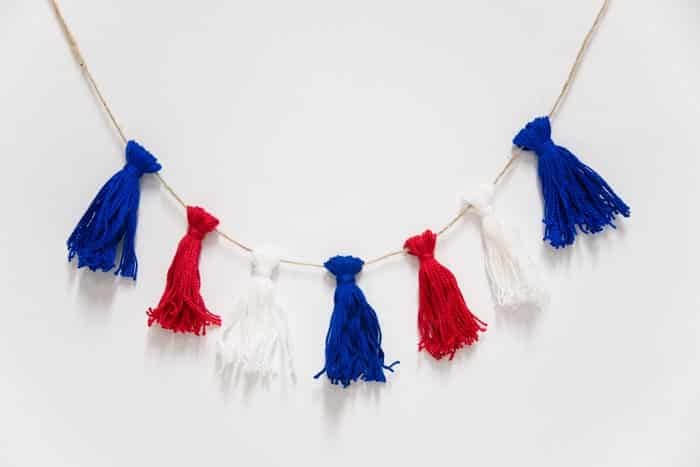 How to Make an Embroidery Floss Tassel Garland