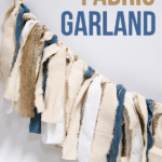 How to Make a Fabric Garland with Strips of Fabric Scraps