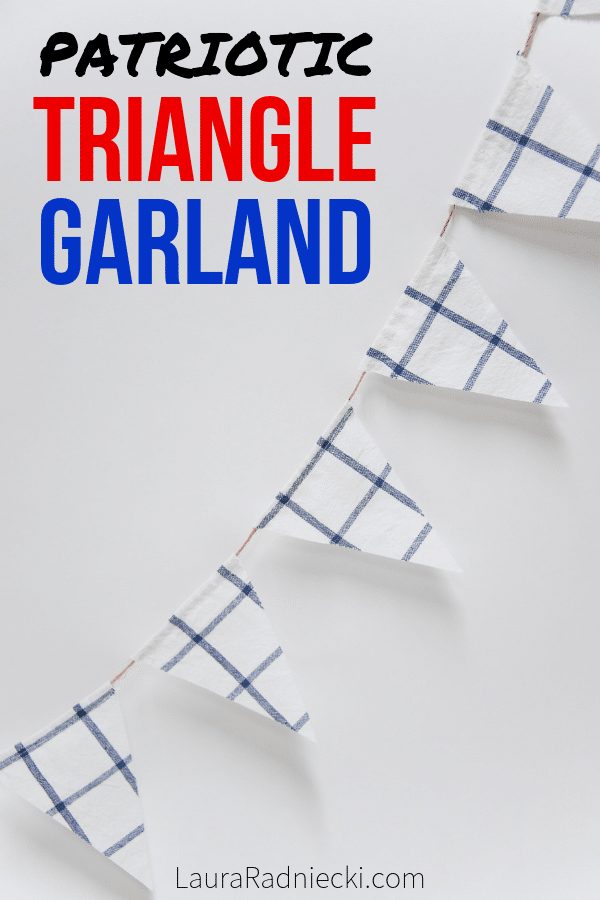 How to Make a Triangle Bunting Garland