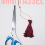 How to Make a Mini Tassel with Embroidery Floss