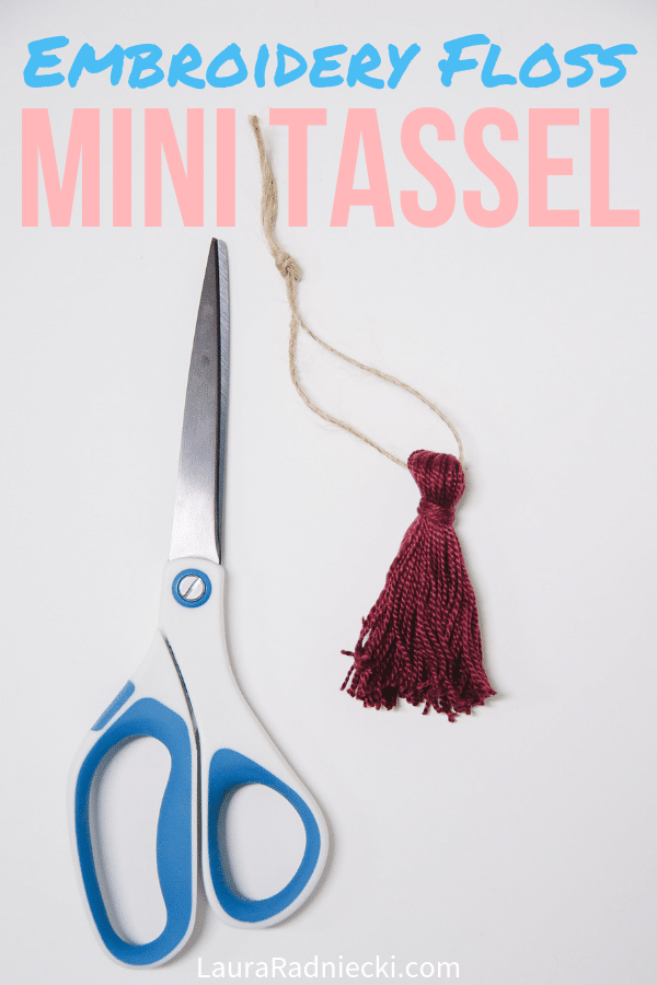 How to Make a Mini Tassel with Embroidery Floss