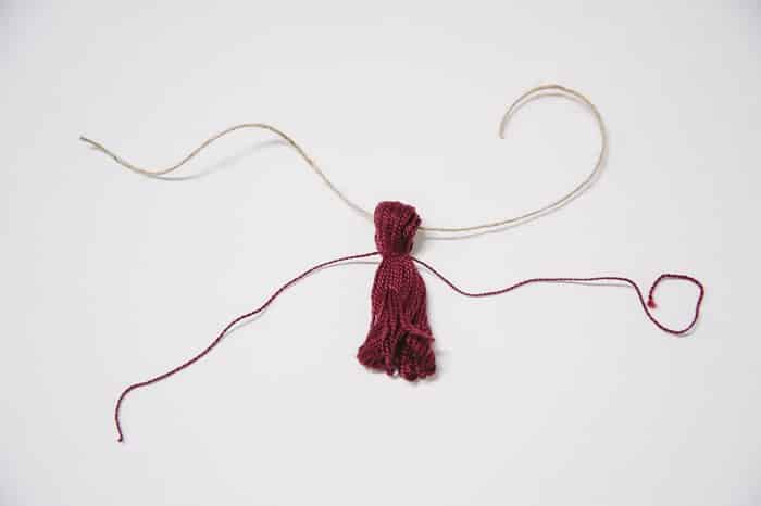 little dear tracks: Embroidery Floss Tassels