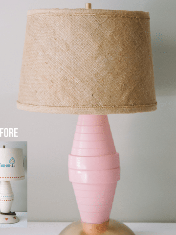 Easy Upcycle Ideas with the ReStore _ DIY Lamp Makeover