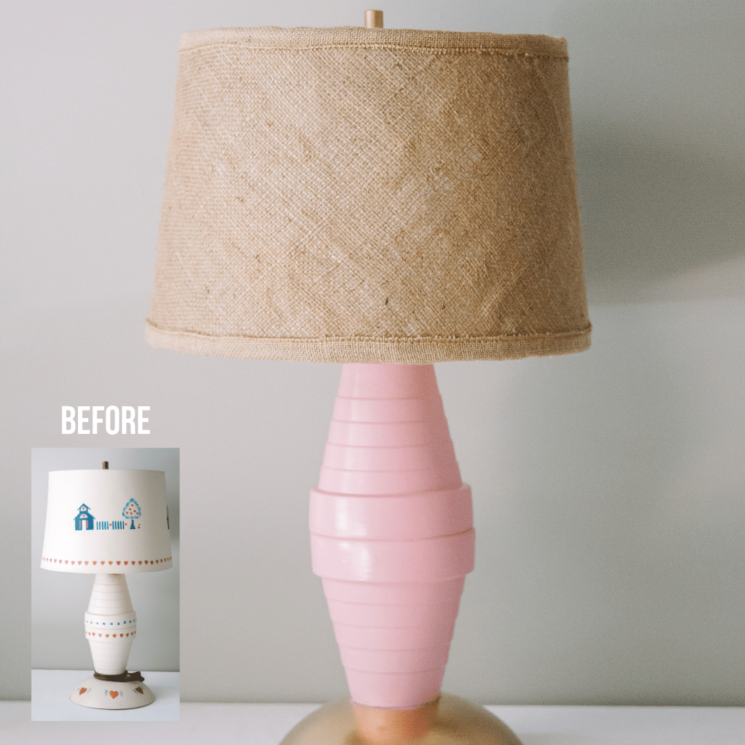 Easy Upcycle Ideas with the ReStore _ DIY Lamp Makeover