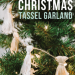 How to Make a Christmas Tassel Garland with Embroidery Floss