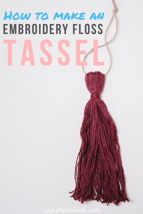 How to Make a Tassel with Embroidery Floss