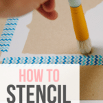 How to Stencil the RIGHT Way _ Stencil Basics for Crafts