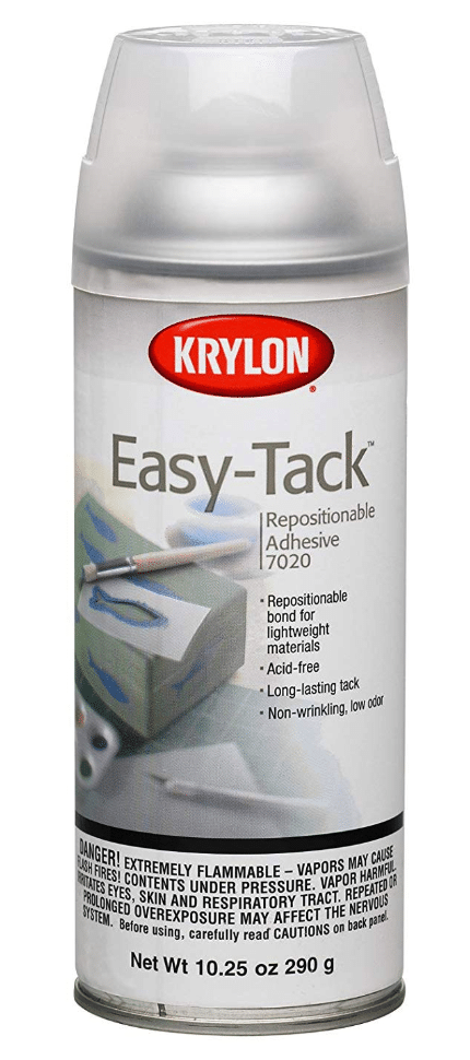 Repositionable Stencil Adhesive Spray