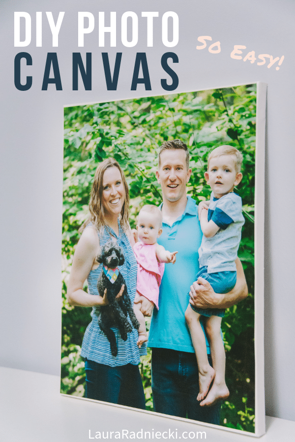 Simple DIY Photo Canvas | The Fastest, Easiest Way to Mount Photos on Canvas