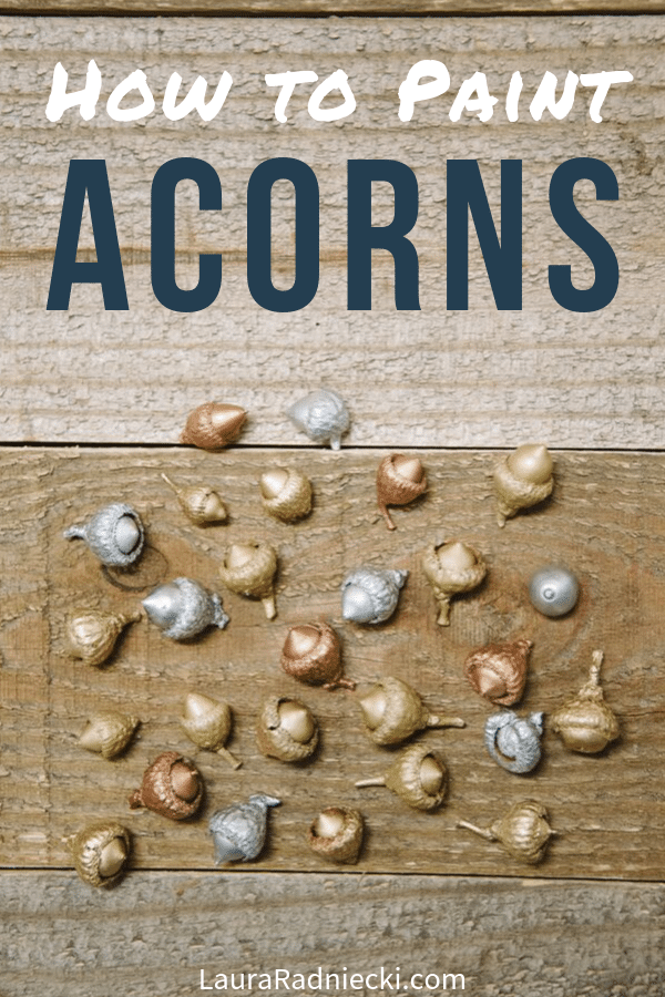 How to Paint Acorns for Crafts and Decorations