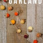 Five ways to use felt ball acorns in fall decor.