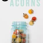 Five ways to use felt ball acorns in fall decor.