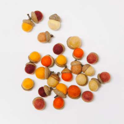 How to Make Felt Acorns
