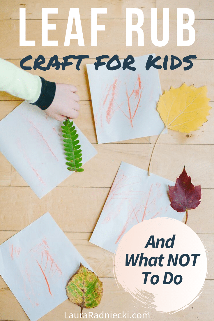 Easy Leaf Rubbing for Kids _ DIY Leaf Rubbing Craft