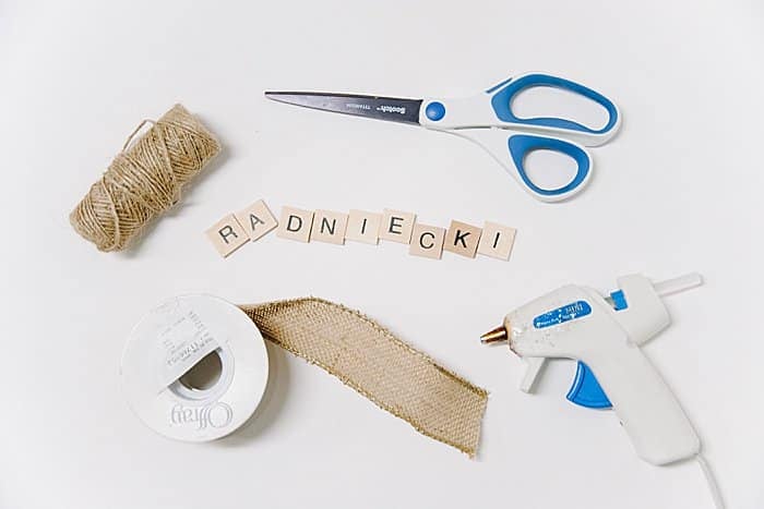 Scrabble Tile Ornament DIY