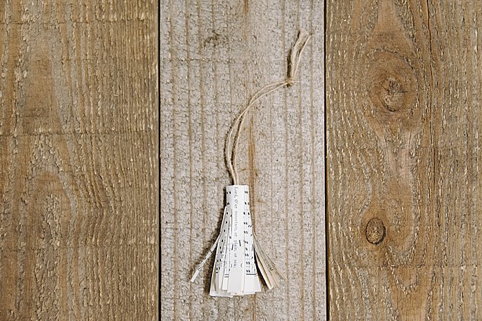 How to Make a DIY Book Page Tassel Ornament