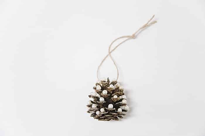 Day 20: How to Make a Pine Cone Christmas Tree Ornament | The 30 Days of Ornaments Project