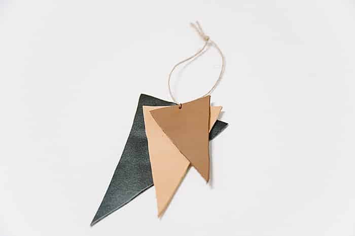 DIY handmade Leather Ornament