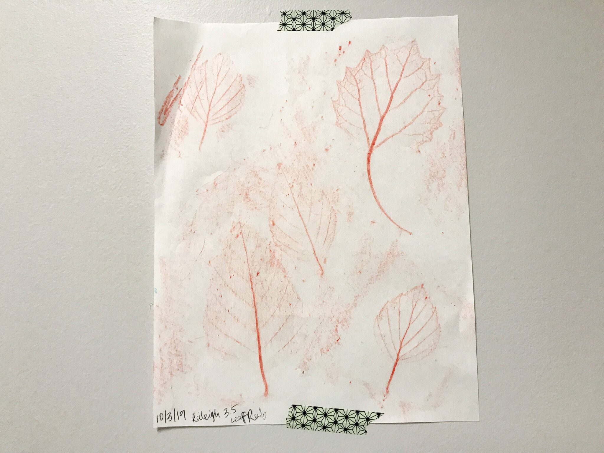 Easy Leaf Rubbing for Kids _ DIY Leaf Rubbing Craft