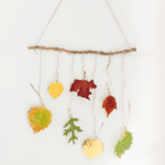 How to Make a DIY Leaf Wall Hanging with Autumn Leaves for Fall Decor