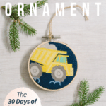 Day 14_ How to Make a Keepsake Fabric Embroidery Hoop Ornament _ The 30 Days of Ornaments Project