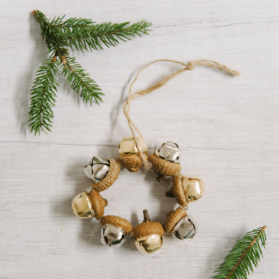 Day 27: How to Make an Acorn Bell Ornament | The 30 Days of Ornaments Project
