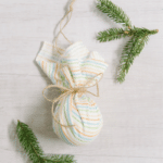 Day 29_ How to Make a Fabric Covered Ball Ornament - 30 Days of Ornaments Project
