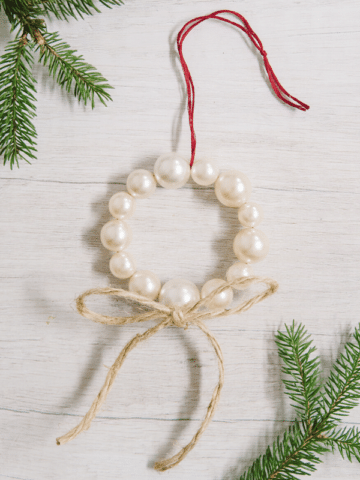 Day 30_ How to Make a Pearl Wreath Ornament - 30 Days of Ornaments Project