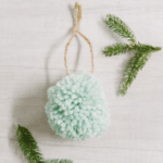 Day 6: How to Make a Yarn Pom Pom Ornament - 30 Days of Ornaments Project