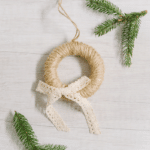 Day 8: How to Make a Mini Twine Wreath Ornament | The 30 Days of Ornaments Project