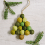 Day 9: How to Make a Felt Ball Christmas Tree Ornament | The 30 Days of Ornaments Project
