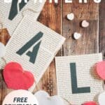 How to make a Valentine's Day banner.