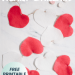 How to Make a Felt Valentine Heart Garland