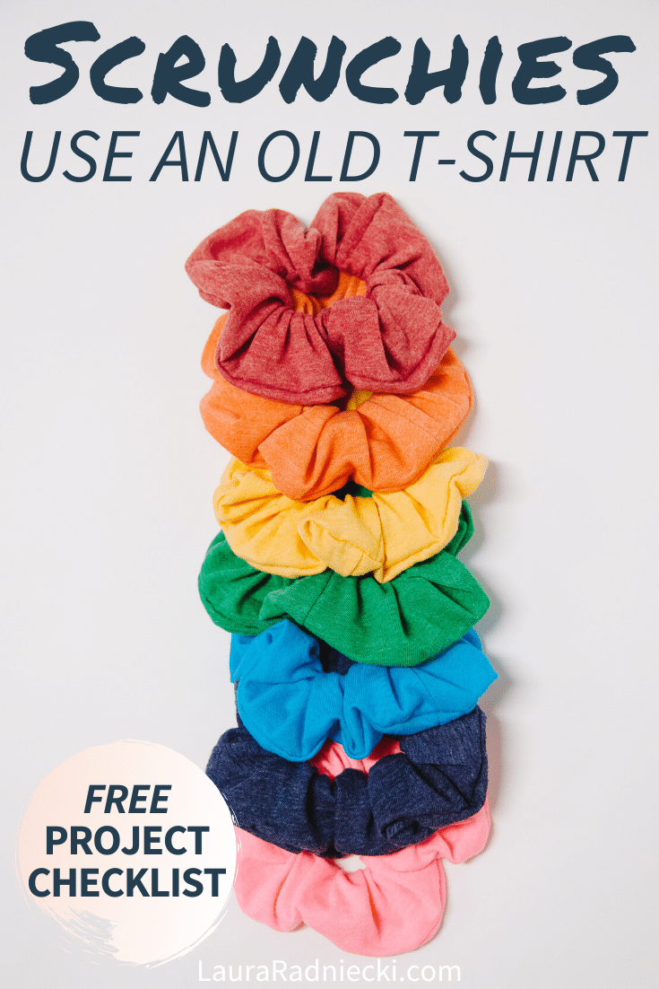 How to Make DIY Scrunchies Out of an Old T-Shirt
