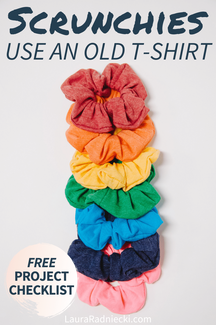 How to Make a DIY Scrunchie Out of a T-Shirt