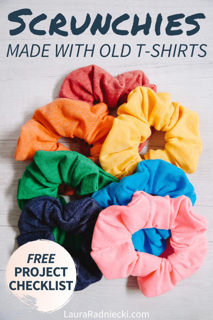 How to Make DIY Scrunchies Out of an Old T-Shirt