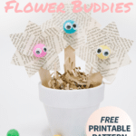 DIY Easter Flower Buddies for Spring _ Spring Craft Ideas for Kids