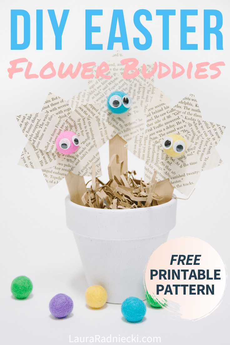 DIY Easter Flower Buddies for Spring _ Spring Craft Ideas for Kids