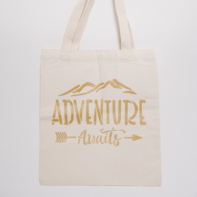 How to Stencil on a Canvas Tote Bag