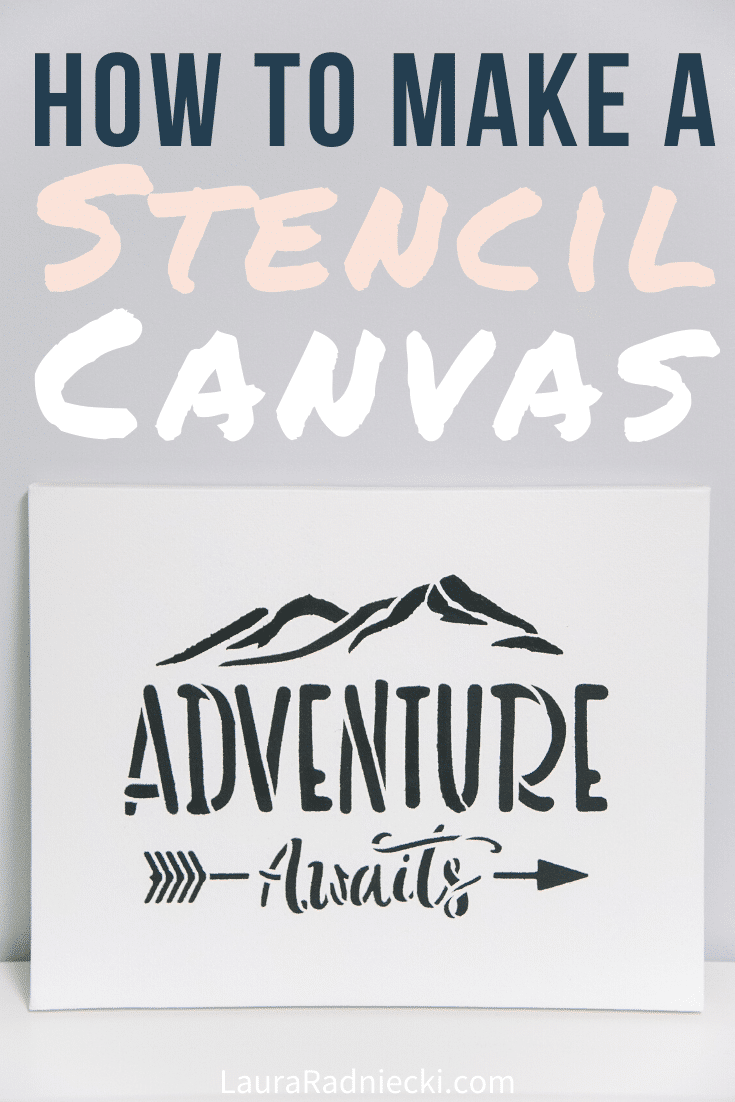 How to Stencil on a Canvas_ Easy DIY Home Decor Ideas and Tutorial