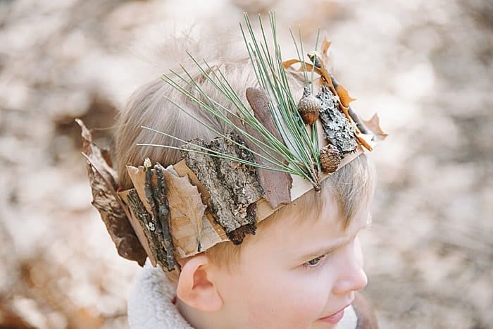 How to Make a DIY Nature Crown for Kids | Easy Nature Activities for Kids