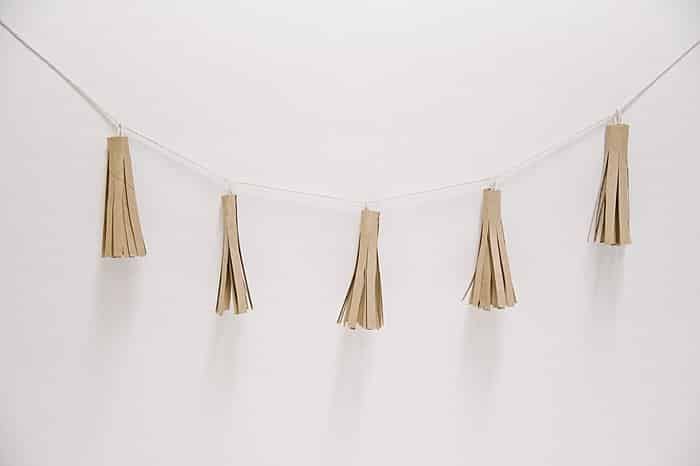 toilet paper garland