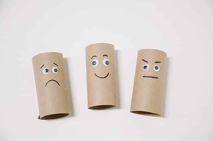 DIY Toilet Paper Roll Emotion Buddies