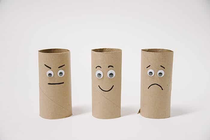 DIY Toilet Paper Roll Emotion Buddies