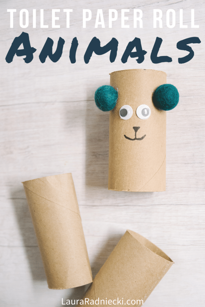DIY Toilet Paper Roll Animals Easy Crafts for Kids