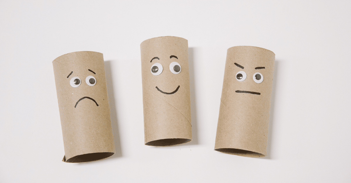 DIY Toilet Paper Roll Emotion Buddies