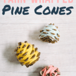 How to Make DIY Yarn-Wrapped Pine Cones