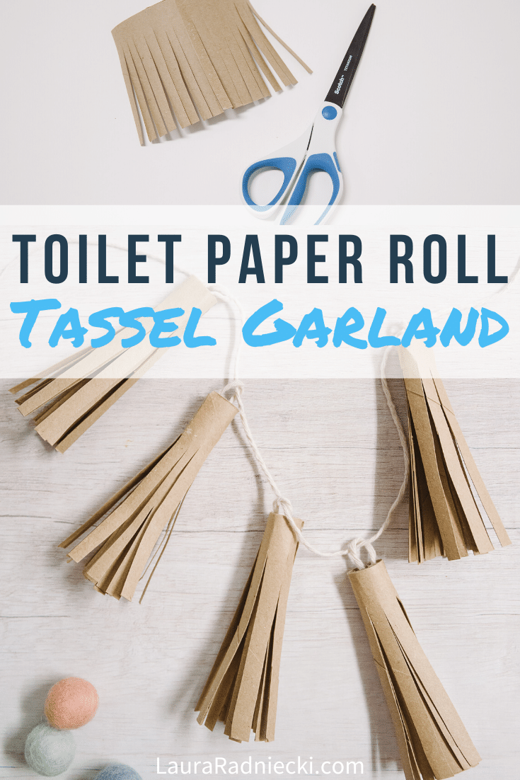 How to Make a Toilet Paper Roll Tassel Garland