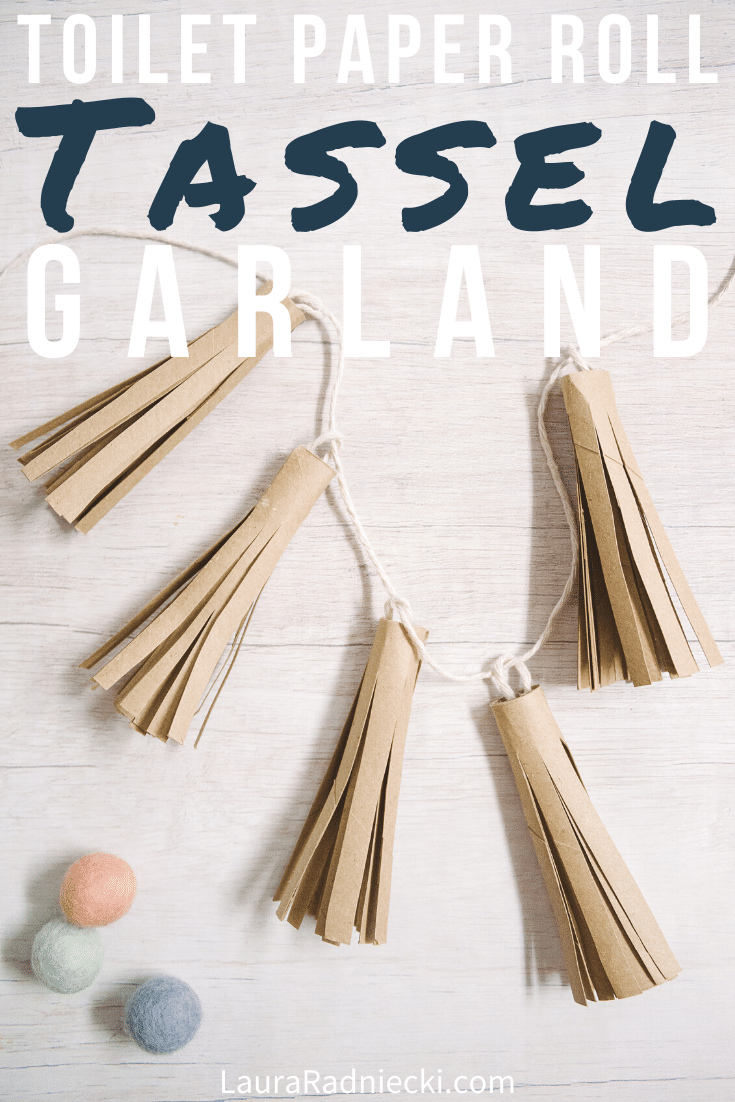 How to Make a Toilet Paper Roll Tassel Garland