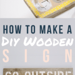 How to Stencil Letters on Wood to Make a DIY Wood Sign
